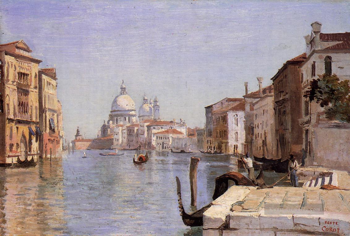 Venedig Blick auf Campo della Carita von der Kuppel des Salute plein air Romantik Jean Baptiste Camille Corot Ölgemälde